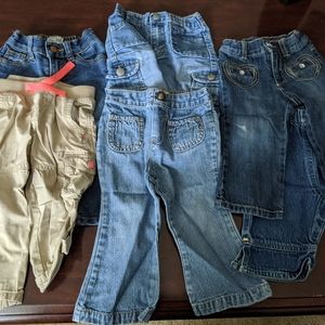 Set of Jeans/Pants, 12-18 months